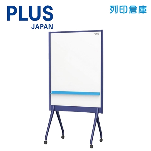PLUS普樂士 ALKB-S0912DSK-NV-EU ALKB 雙面移動式 時尚型屏風白板 海軍藍色