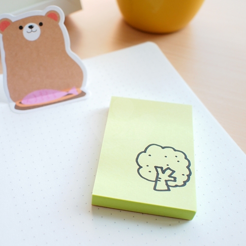 N次貼 3X2 再生紙便利貼 76 x 51mm 綠色 (100張/本) - 61907