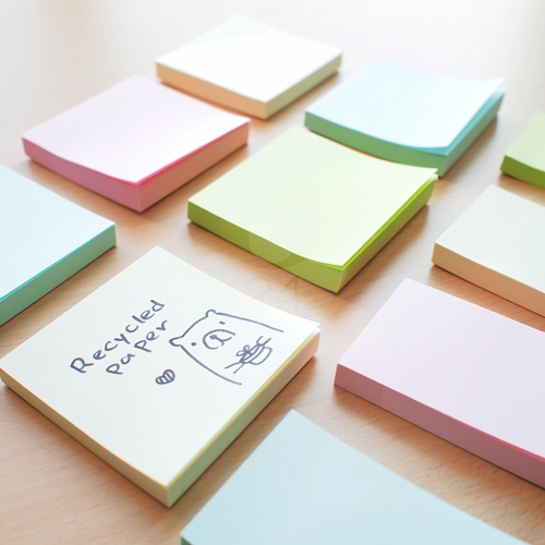 N次貼 3X2 再生紙便利貼 76 x 51mm 綠色 (100張/本) - 61907