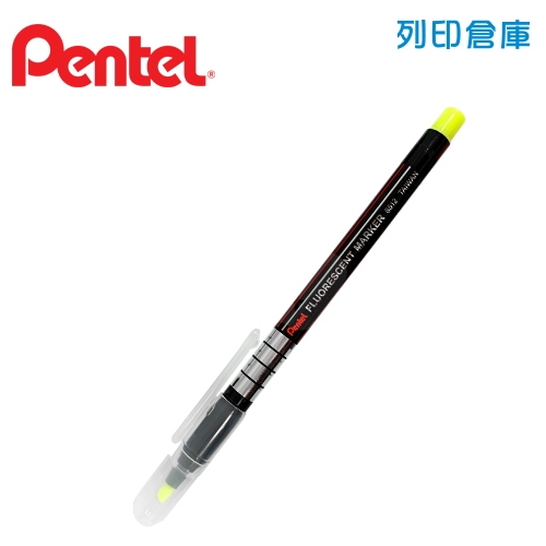 PENTEL 飛龍 S512-G 黃色 螢光筆 1支