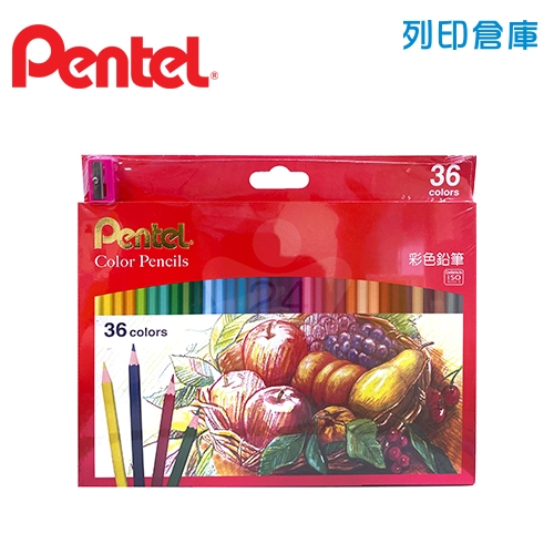 PENTEL飛龍 CB8-36TW 色鉛筆36色
