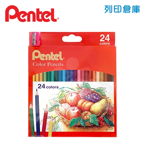 PENTEL飛龍 CB8-24T 色鉛筆24色