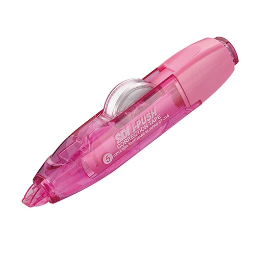SDI 手牌 CT-315P 粉紅 5mm*10M i-PUSH輕鬆按可換式修正帶 立可帶 1個