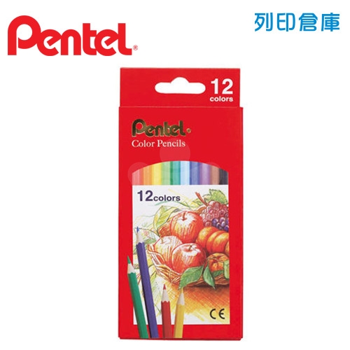 PENTEL飛龍 CB8-12T 色鉛筆12色