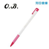 OB NO.238 紅色 0.38中性自動原子筆 1支