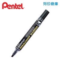 PENTEL飛龍 NLF60-A 黑色 直液式後壓 平頭油性筆 1支