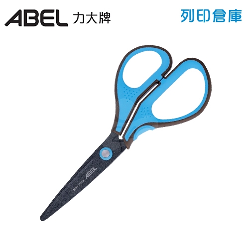 ABEL力大牌 NO.60061-BL 7吋 3D魔利剪-氟素防沾粘剪刀 藍色 1支