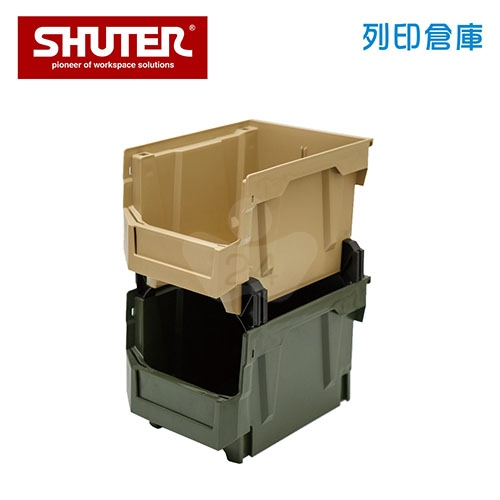 SHUTER 樹德 HB-2128X2 摩艾疊疊盒 雙層混色／組