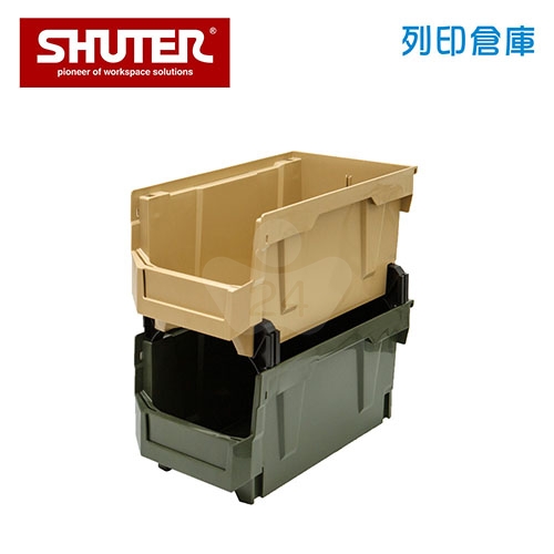 SHUTER 樹德 HB-2138X2 摩艾疊疊盒 雙層混色／組