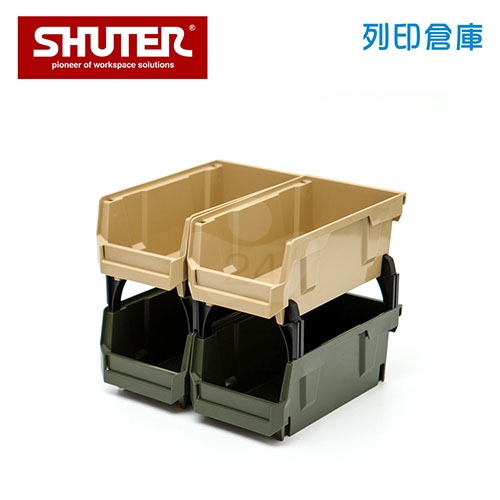 SHUTER 樹德 HB-1019X4 摩艾疊疊盒 四層混色／組