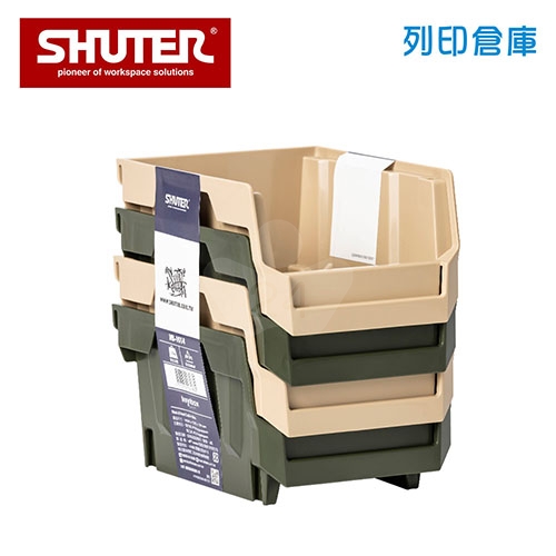 SHUTER 樹德 HB-1014X4 摩艾疊疊盒 四層混色／組