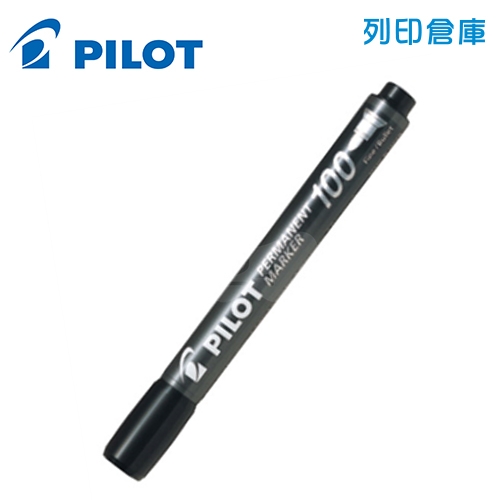 PILOT 百樂 SCA-100 黑色 1mm 100型麥克筆(圓頭) 1支