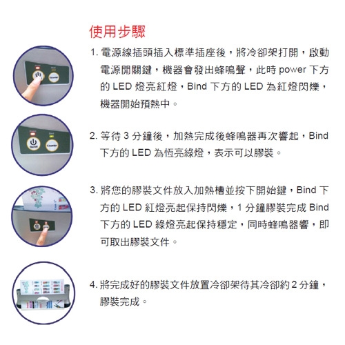 MBS萬事捷 TB-280 / TB280 最大厚度1.5cm A4 桌上型膠裝機