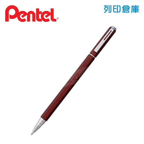 PENTEL 飛龍 BLP665E-AT 勃根地紅桿 六角極速鋼珠筆 1支
