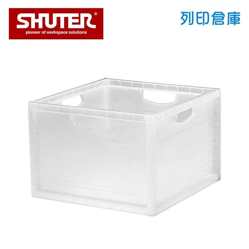 SHUTER 樹德 KD-2638 扶手孔巧拼收納箱 透明色 (個)
