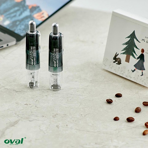 OVAL歐文 QSR-506-P 粉紅色 按鍵式修正帶