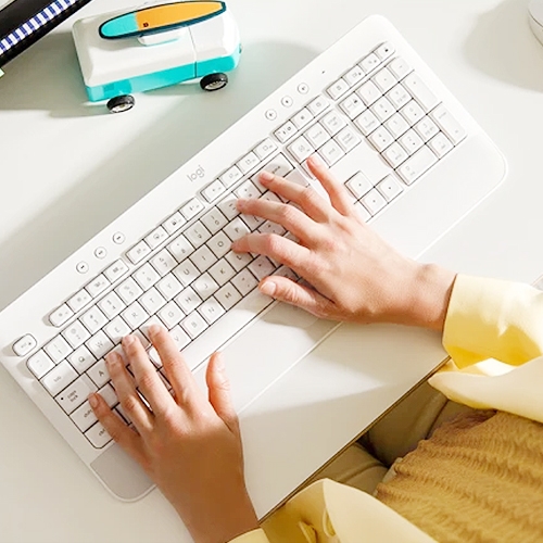 Logitech羅技 K650 無線鍵盤 (藍芽/USB接收器) 黑